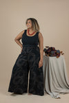 Wide Leg Pants - Diamond Python Print (12)