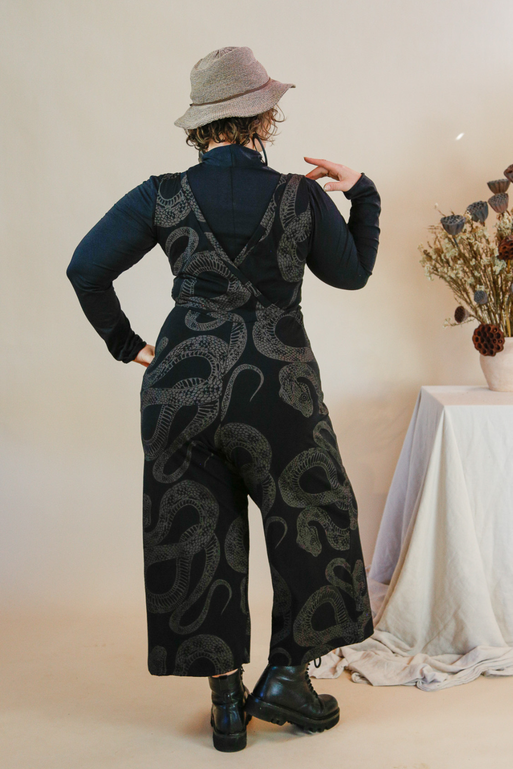Python Onesies Wide Leg Jumpsuit - Diamond Python Print (size 20) – Dalee Ella Prints