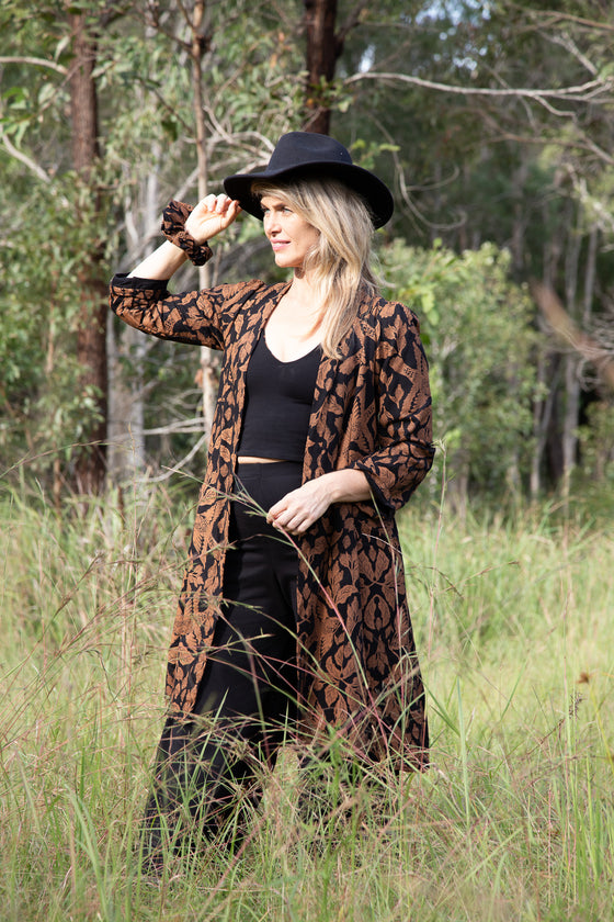 Tramp Coat - Burdock and Bird Print