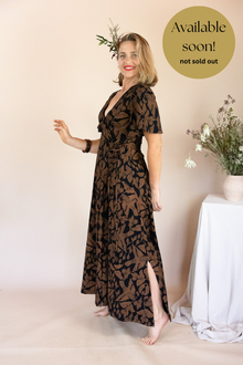  Wrap Dress - Burdock and Bird Print