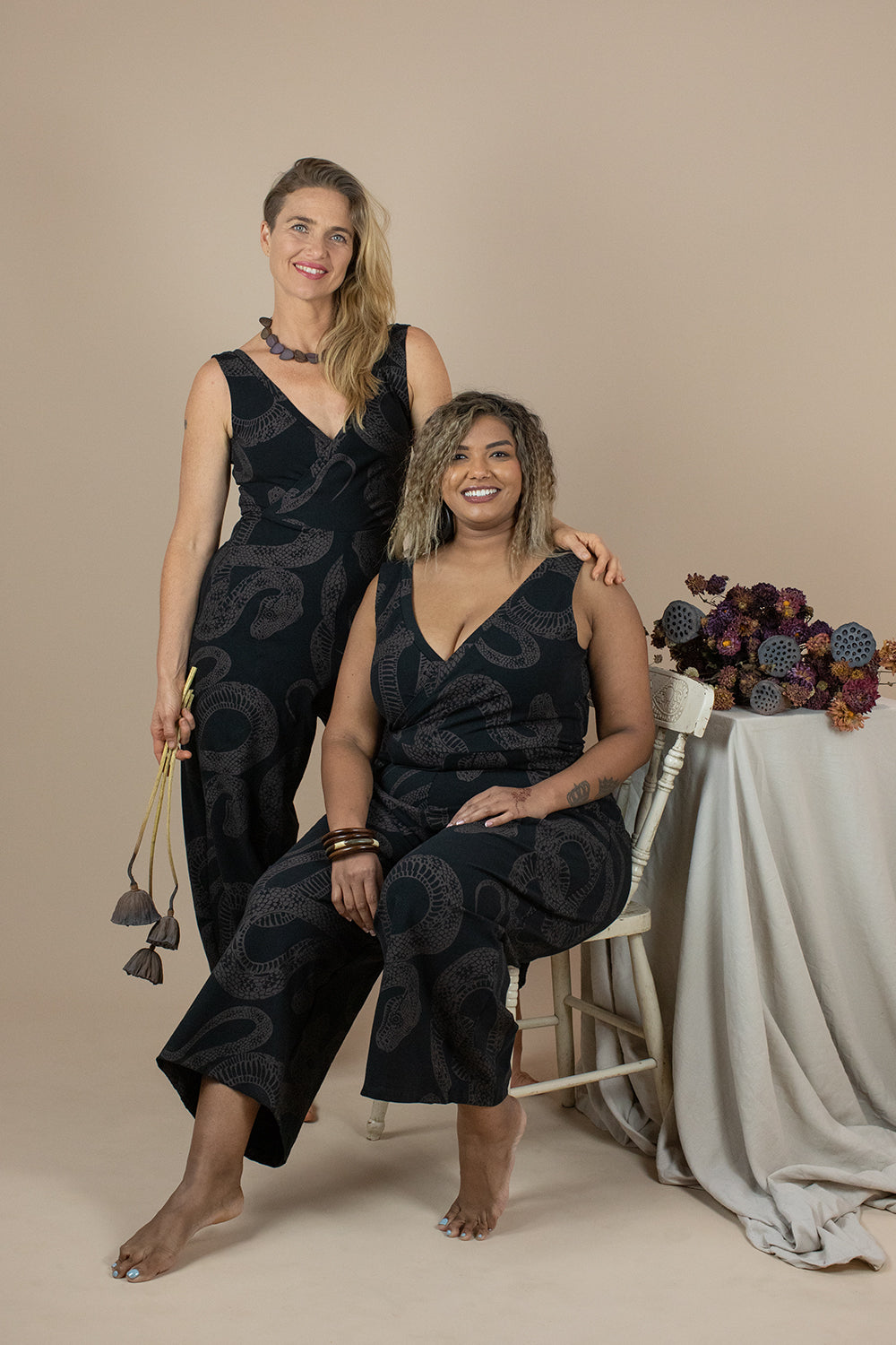 Python Onesies Wide Leg Jumpsuit - Diamond Python Print (size 20) – Dalee Ella Prints