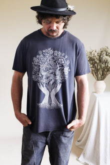  Organic Cotton Unisex Tee - Interconnection Print