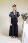 Organic Wide Leg Pants - Black (12)