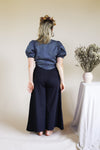 Organic Wide Leg Pants - Black