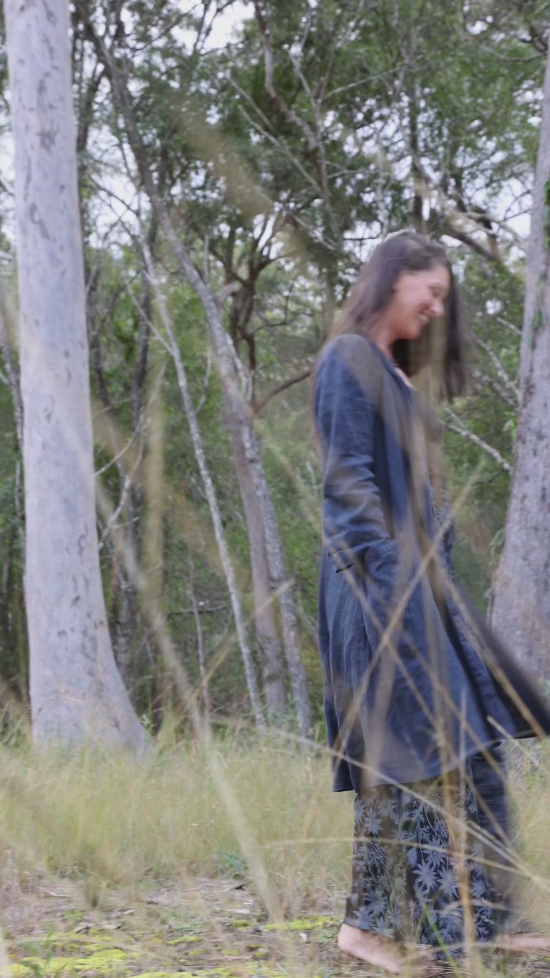 Wide Leg Pants - Flannel Flower Print