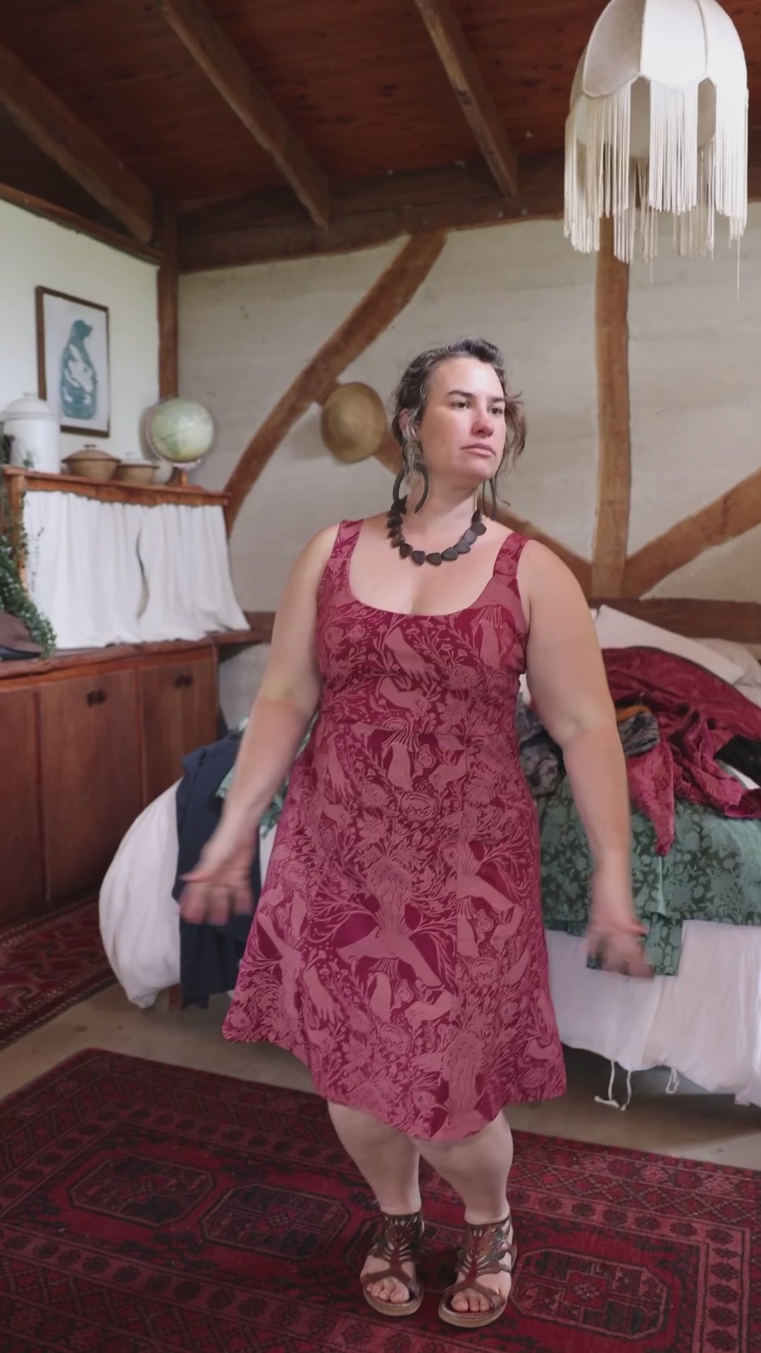 Poppy Dress - Marigold Connection Print