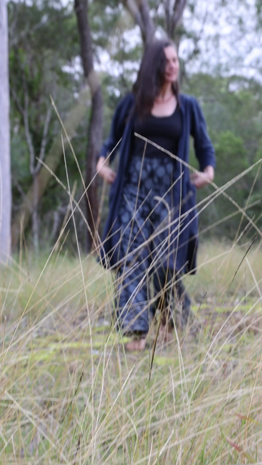Wide Leg Pants - Flannel Flower Print