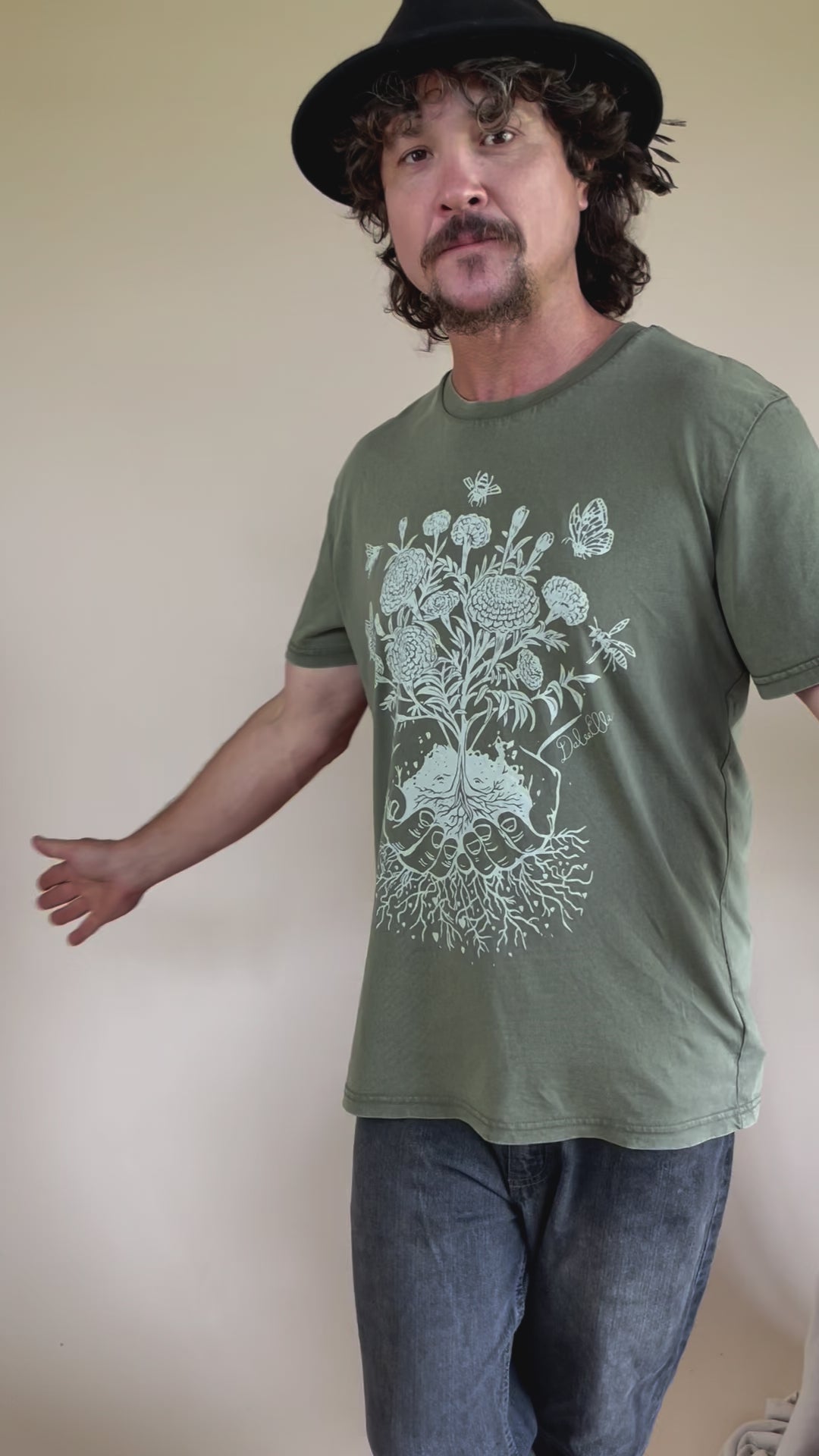 Organic Cotton Unisex Tee - Reciprocity Print