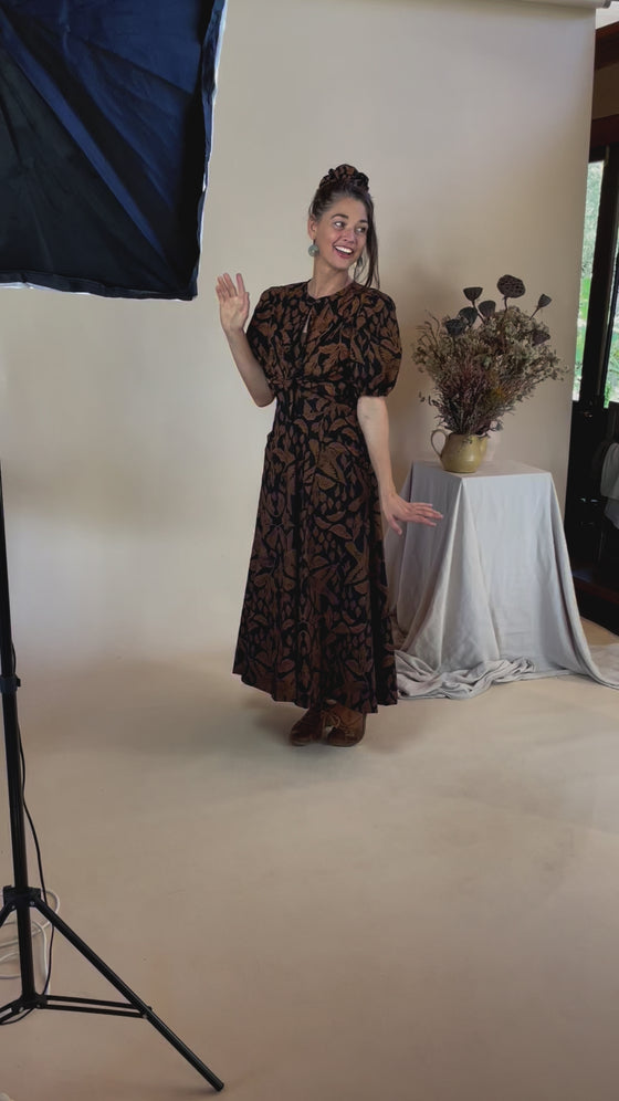 Linen Puff Top - Burdock and Bird