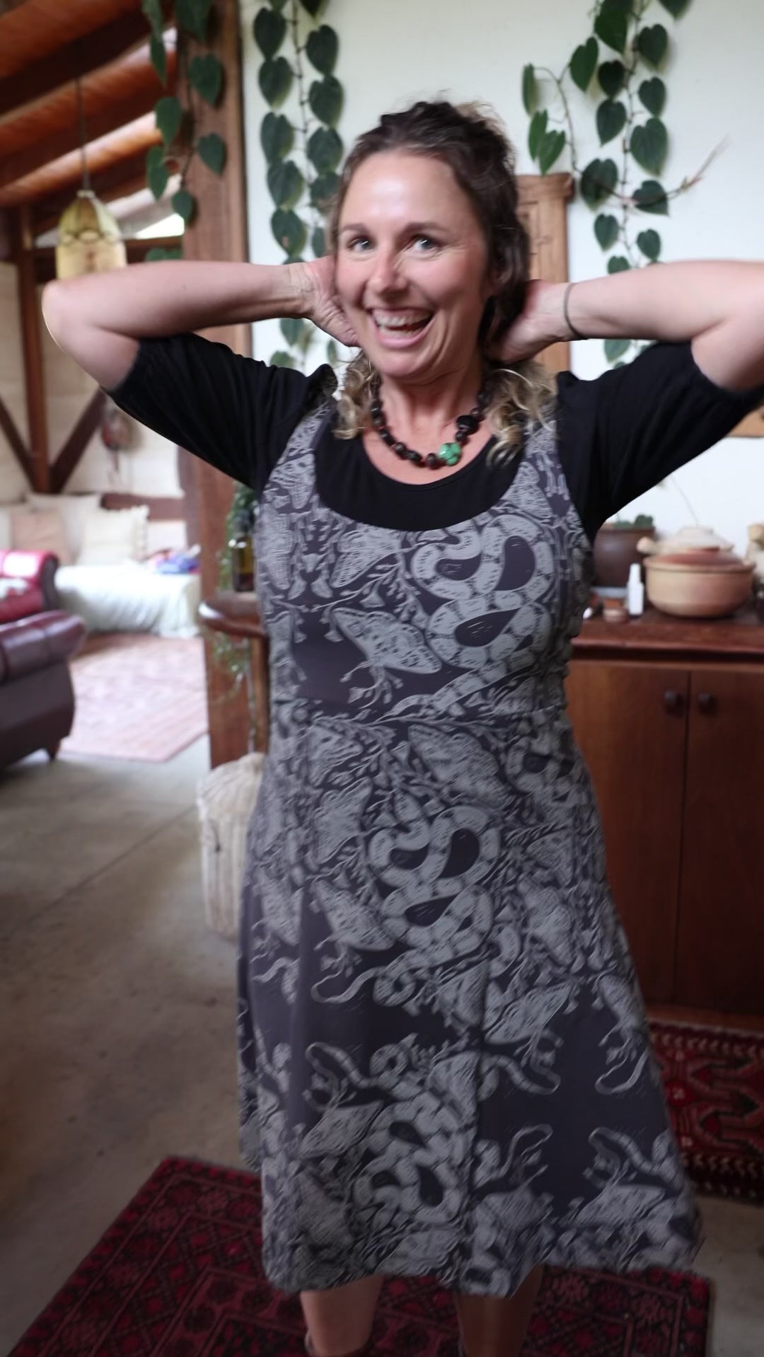 Poppy Dress - Marigold Connection Print