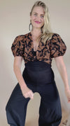 Organic Wide Leg Pants - Black (12)