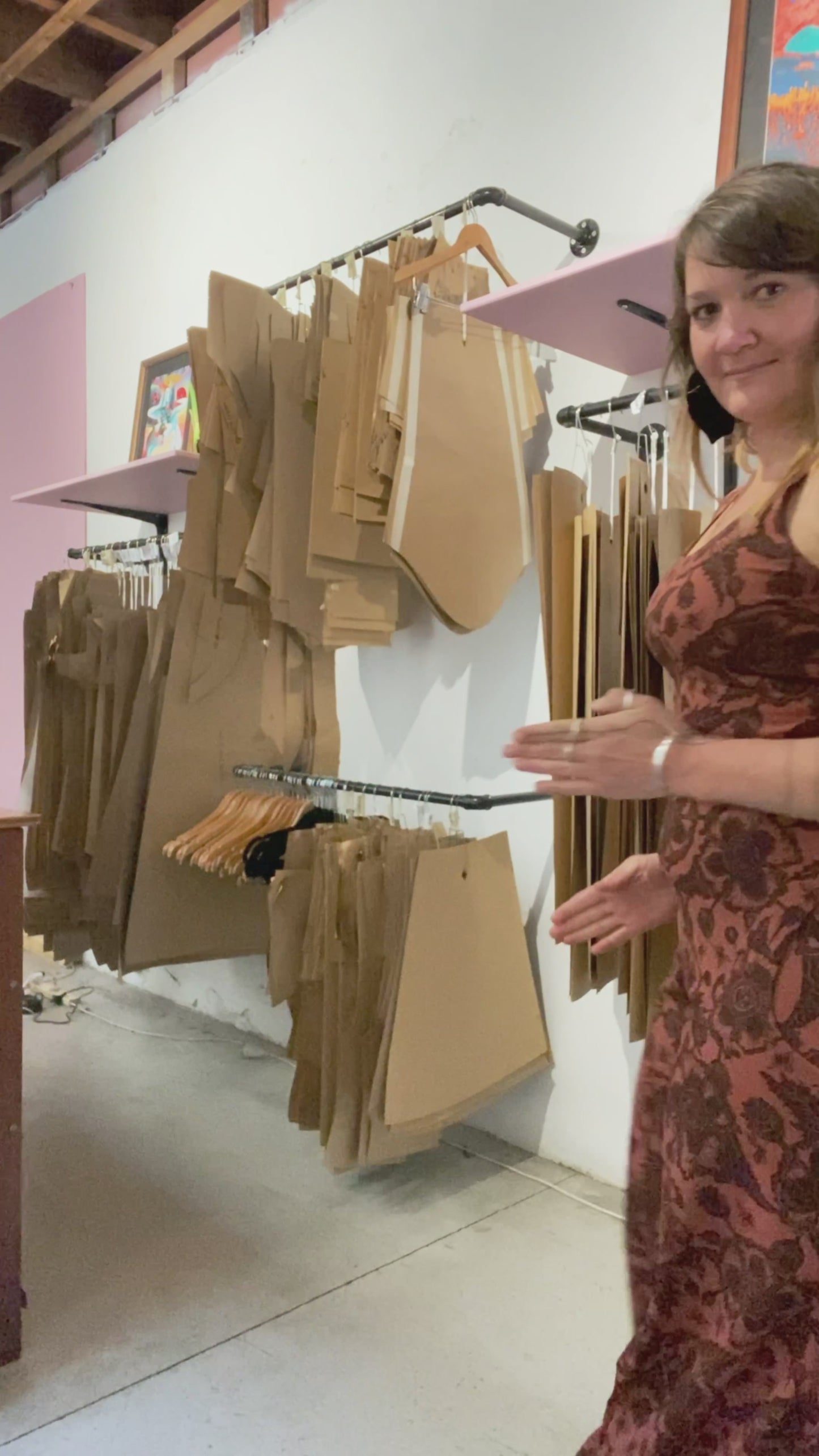 Wide Leg Pants - Opium Poppies Print