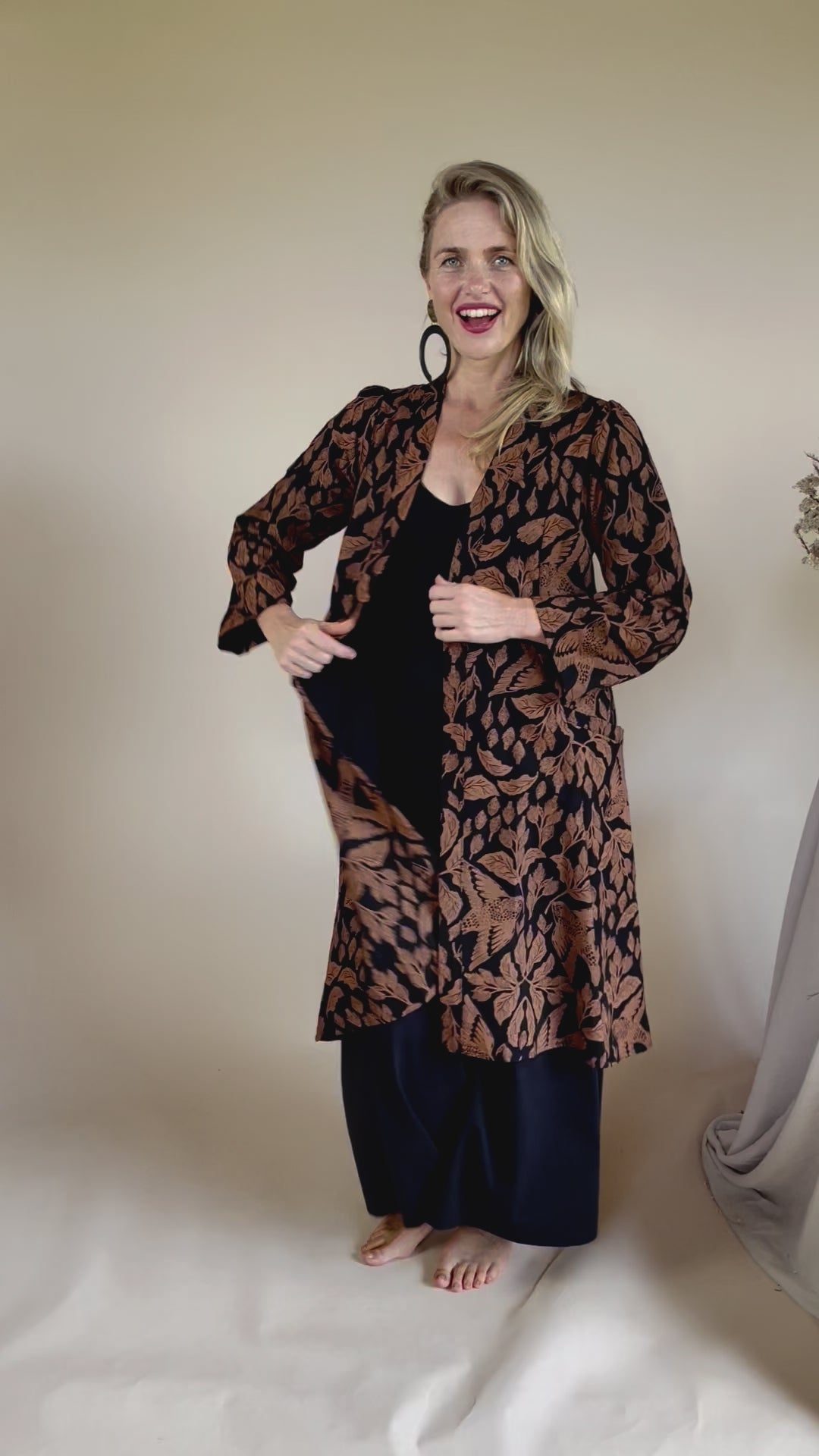 Tramp Coat - Burdock and Bird Print