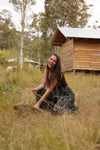 Wide Leg Pants - Flannel Flower Print